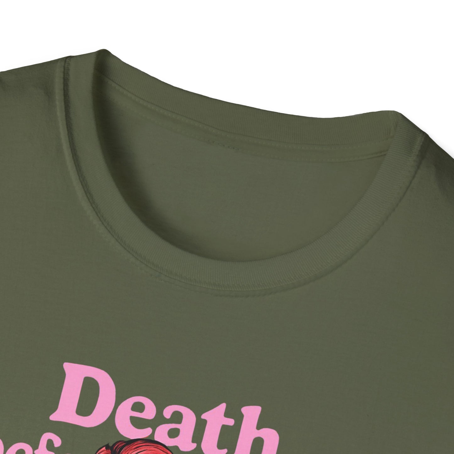 Edgy Coffee Lover T-Shirt, Fun Graphic Tee, Unisex Apparel, Death Before Decaf Shirt, Alternative Fashion, Gift for Caffeine Addicts