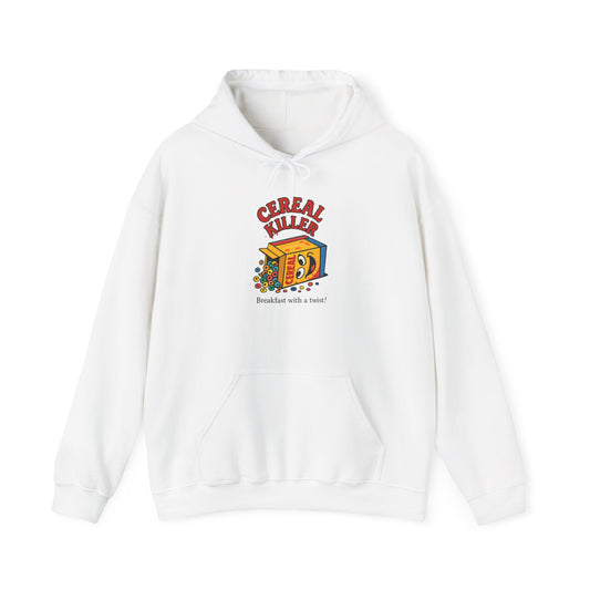 Cereal Killer Hoodie - Fun Casual Sweatshirt, Perfect for Breakfast Lovers, Gift for Foodies, Cozy Loungewear, Unique Funny Apparel