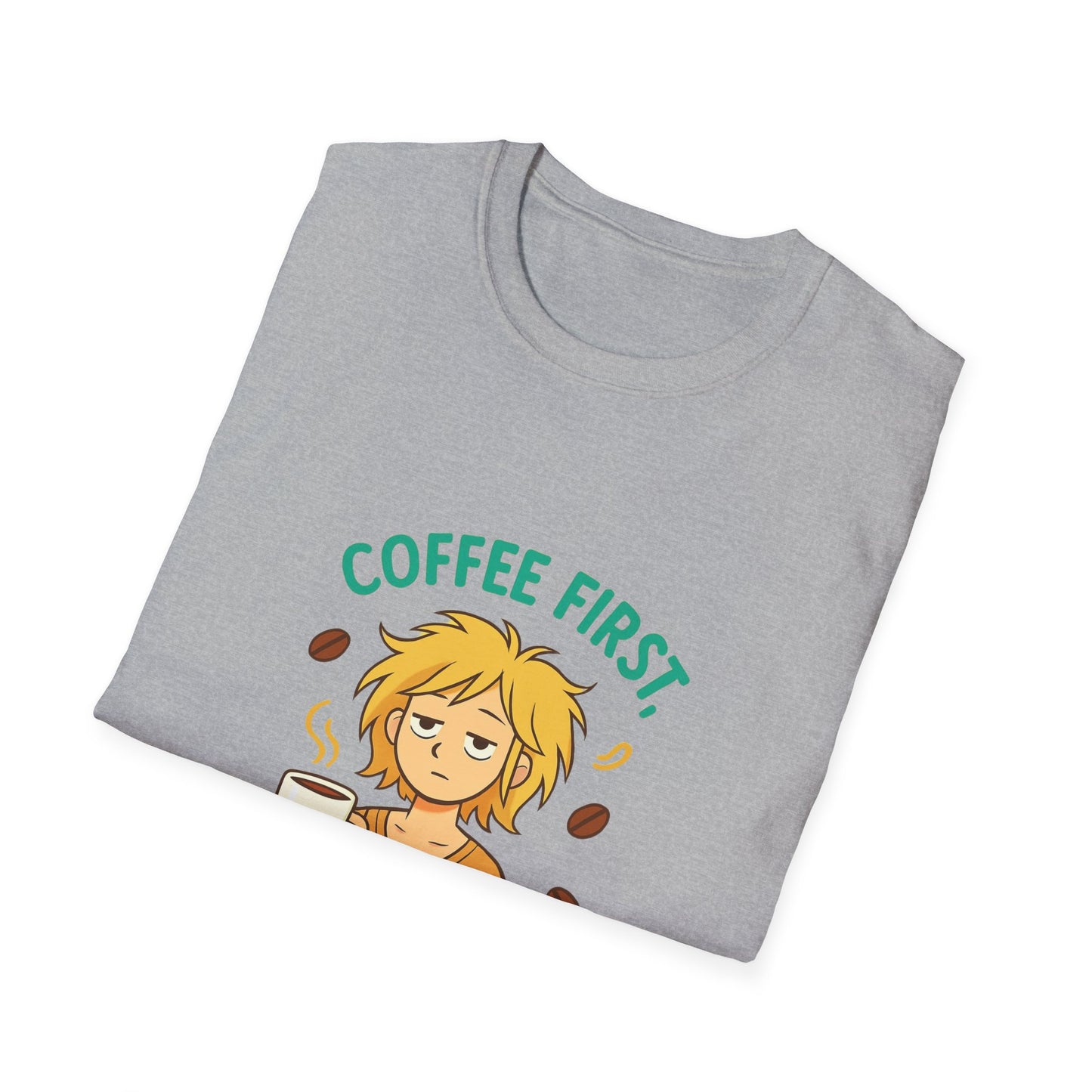 Coffee First Adulting Second T-Shirt, Funny Coffee Lover Tee, Unisex Graphic Shirt, Gift for Coffee Lovers, Adulting Humor Tee, Casual [...]