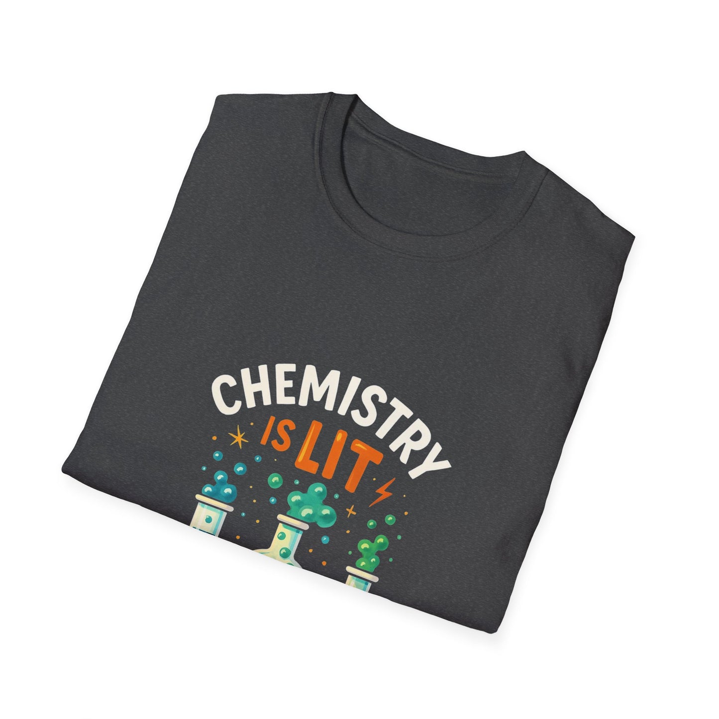 Chemistry is Lit T-Shirt for Science Lovers, Funny Science Tee, Unisex Gift, Birthday Gift, Teacher Appreciation, Science Apparel