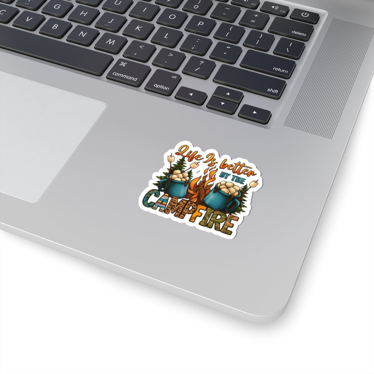 Campfire Life Kiss-Cut Stickers | Cozy Outdoor Vibes, Nature Lover Gifts, Camping Decor, Outdoor Adventure Décor, Sticker Pack