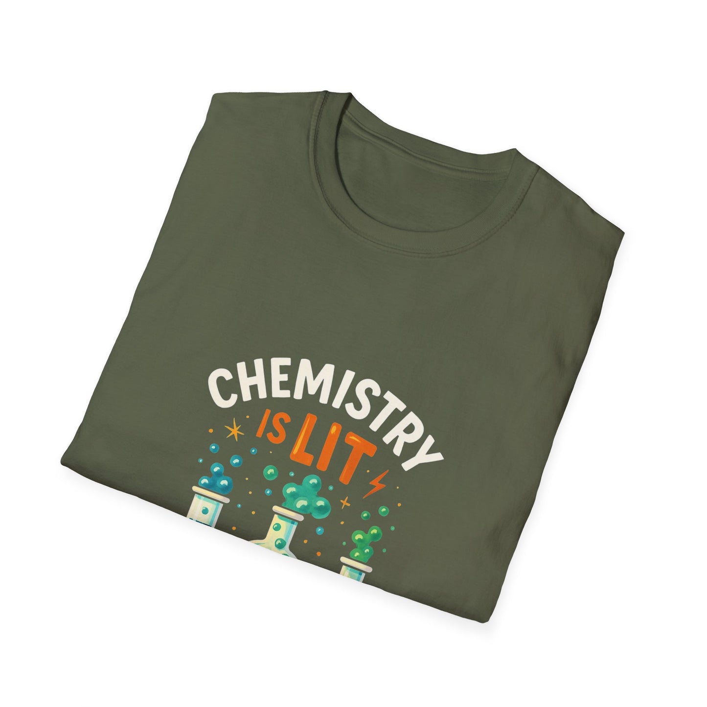 Chemistry is Lit T-Shirt for Science Lovers, Funny Science Tee, Unisex Gift, Birthday Gift, Teacher Appreciation, Science Apparel