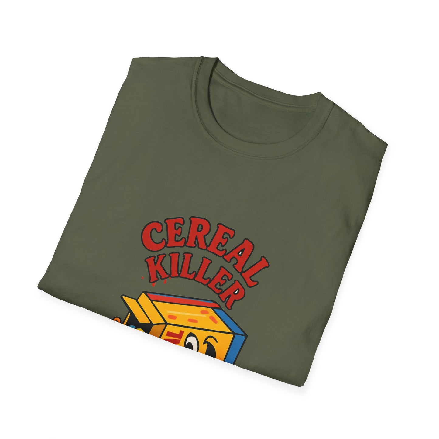 Funny Cereal Killer T-Shirt, Gift for Food Lovers, Humorous Tee, Breakfast Apparel, Casual Wear, Perfect for Birthdays