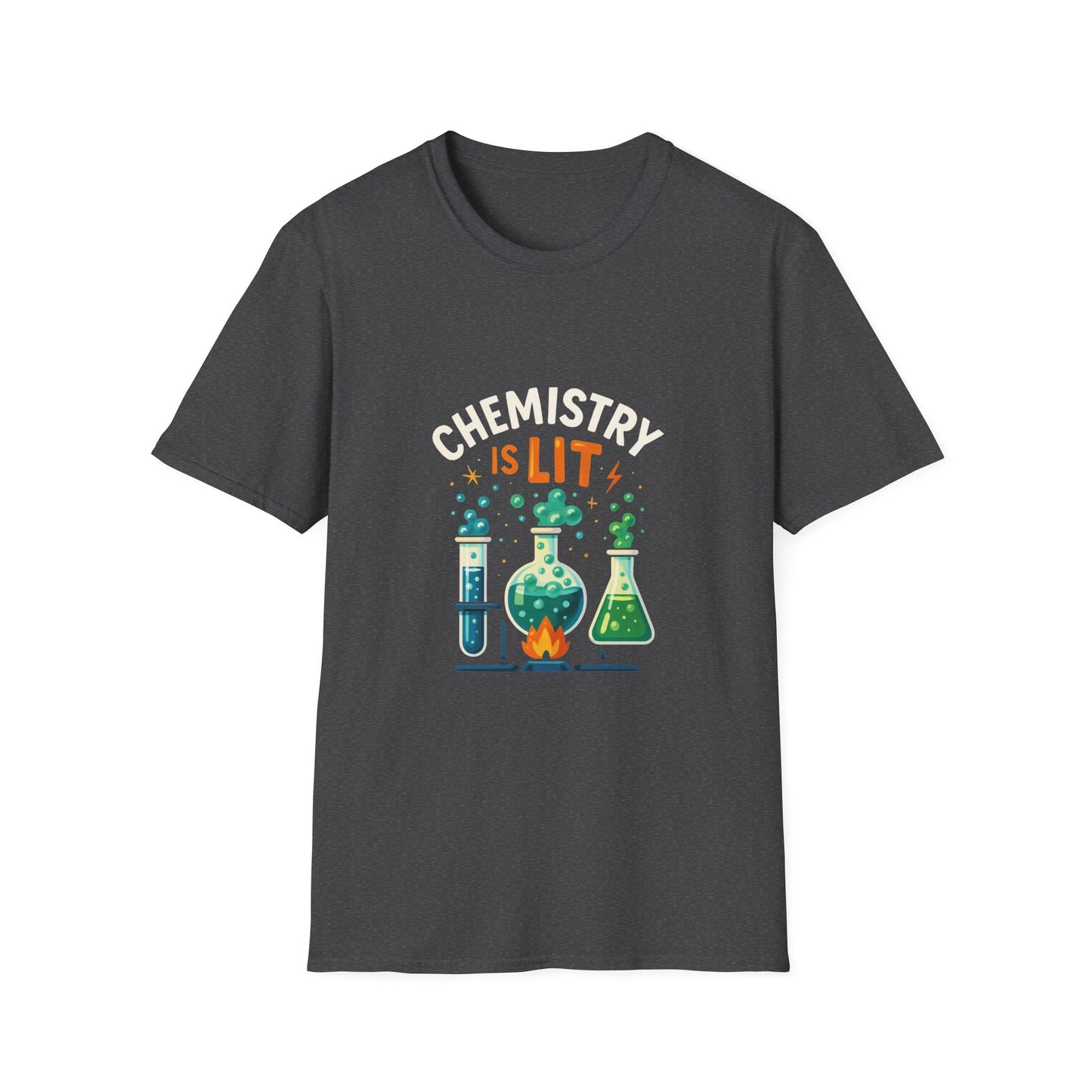 Chemistry is Lit T-Shirt for Science Lovers, Funny Science Tee, Unisex Gift, Birthday Gift, Teacher Appreciation, Science Apparel