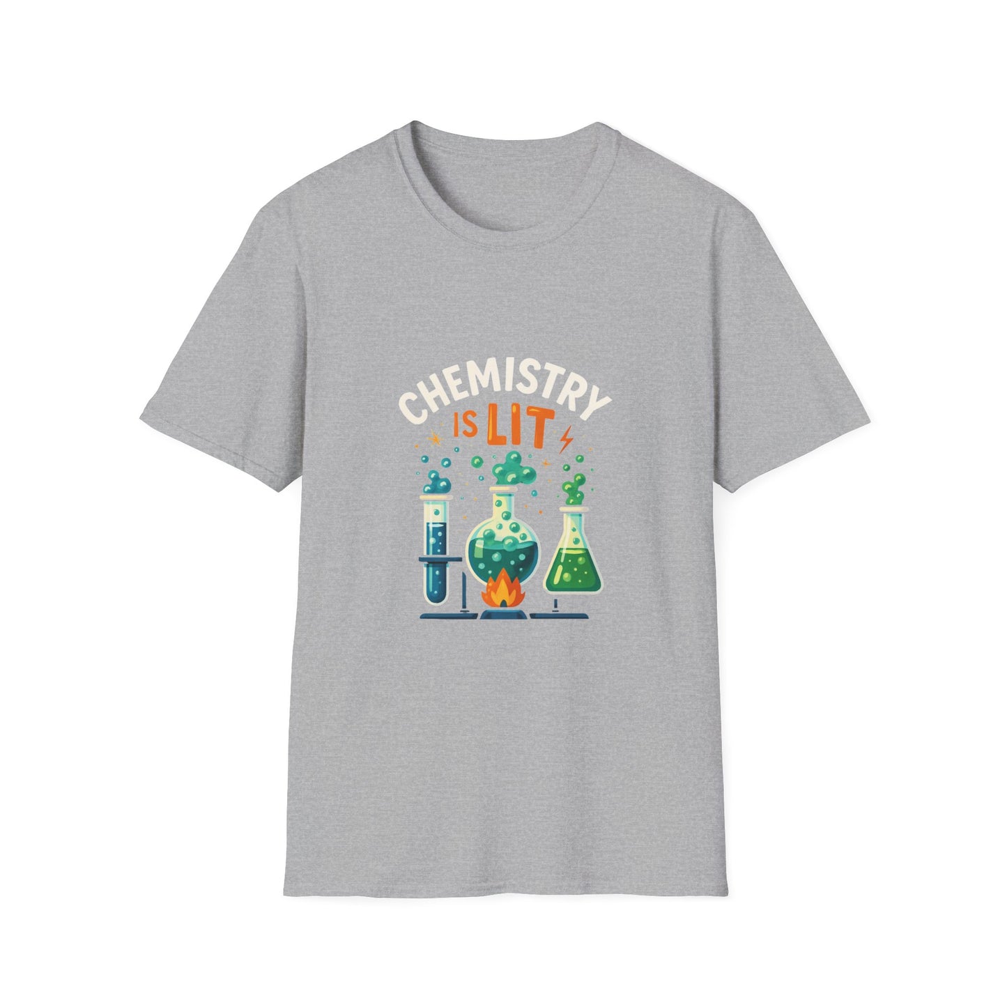 Chemistry is Lit T-Shirt for Science Lovers, Funny Science Tee, Unisex Gift, Birthday Gift, Teacher Appreciation, Science Apparel