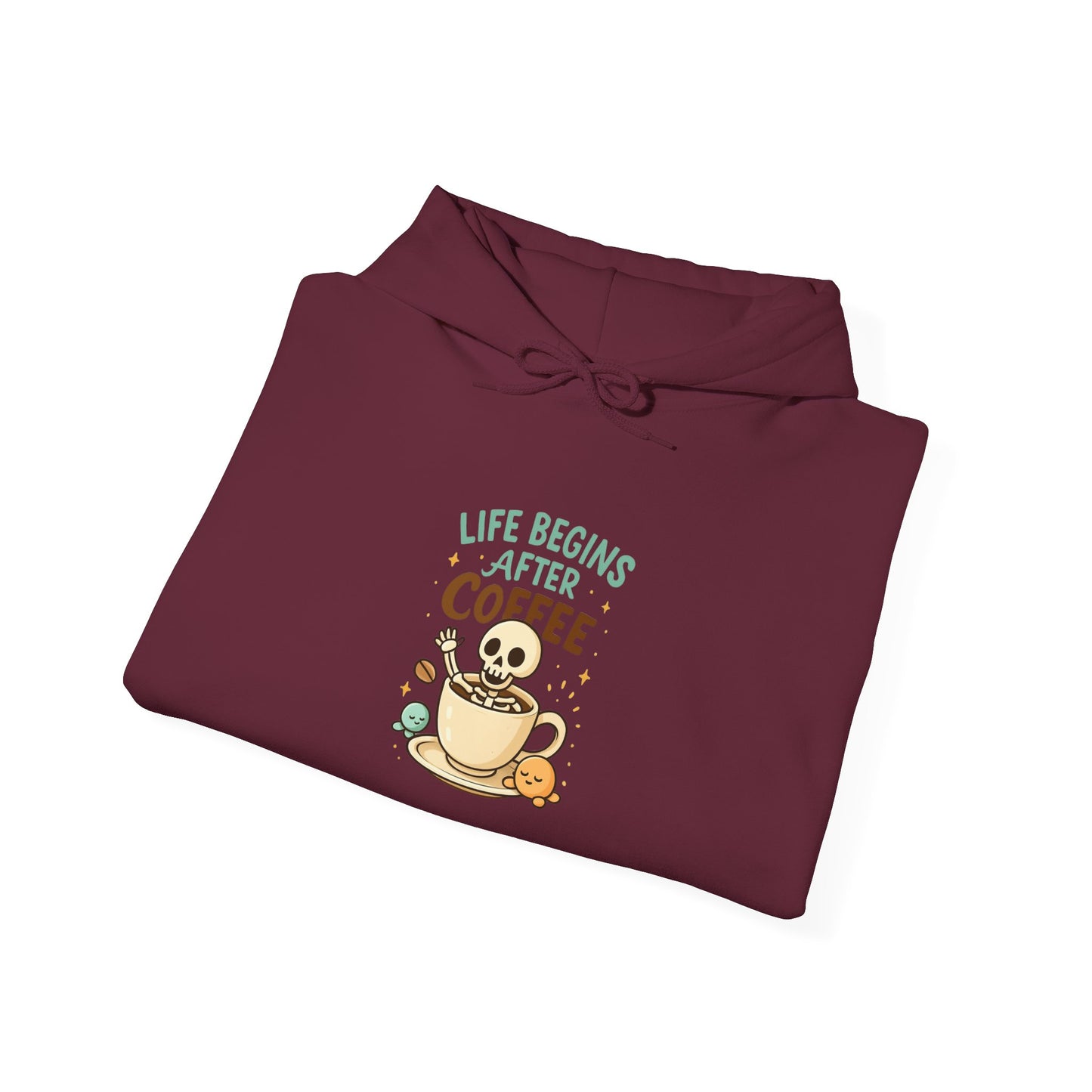 Life Begins After Coffee Hoodie - Cozy Unisex Sweatshirt | Perfect Gift for Coffee Lovers, Birthdays, Holidays, Everyday Comfort