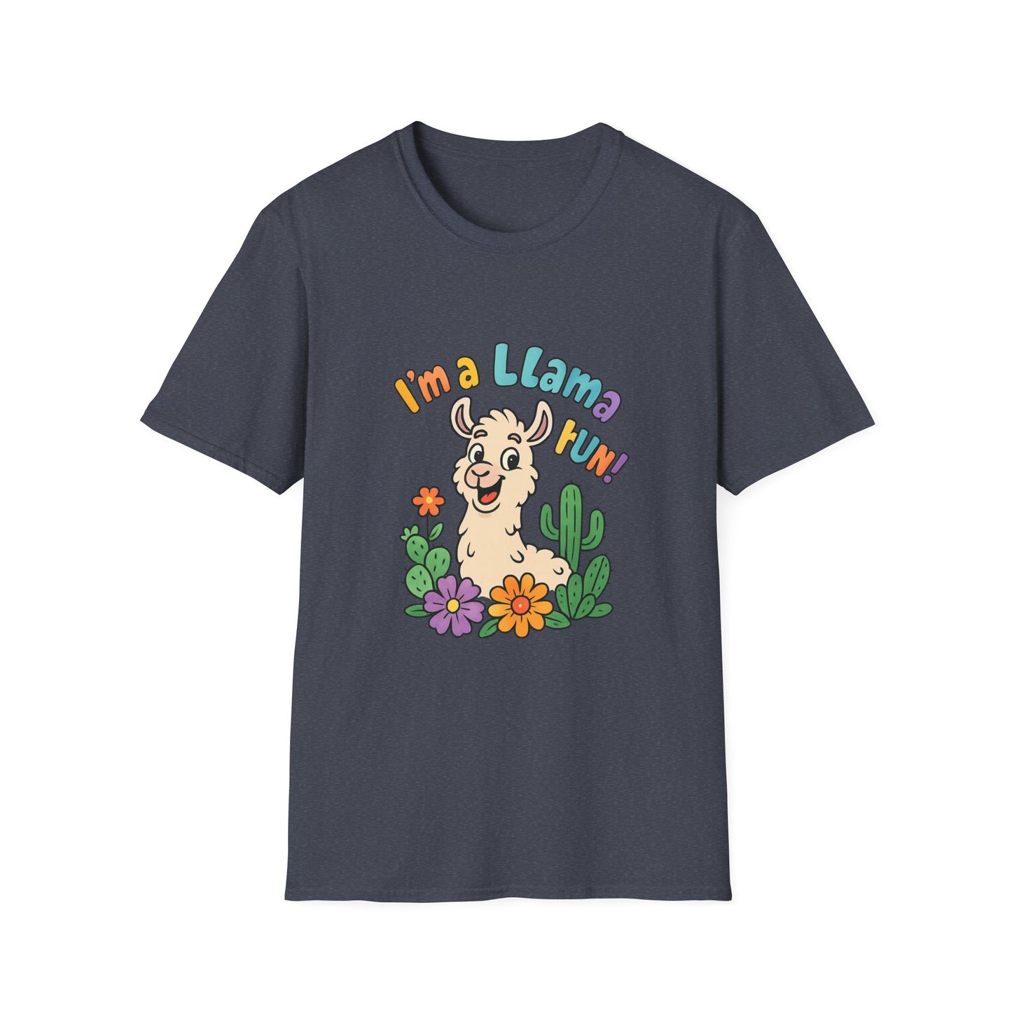 Cute Llama Graphic T-Shirt, Fun Summer Tee, Gift for Animal Lovers, Casual Wear, Family Reunion Shirt, Birthday Gift Idea