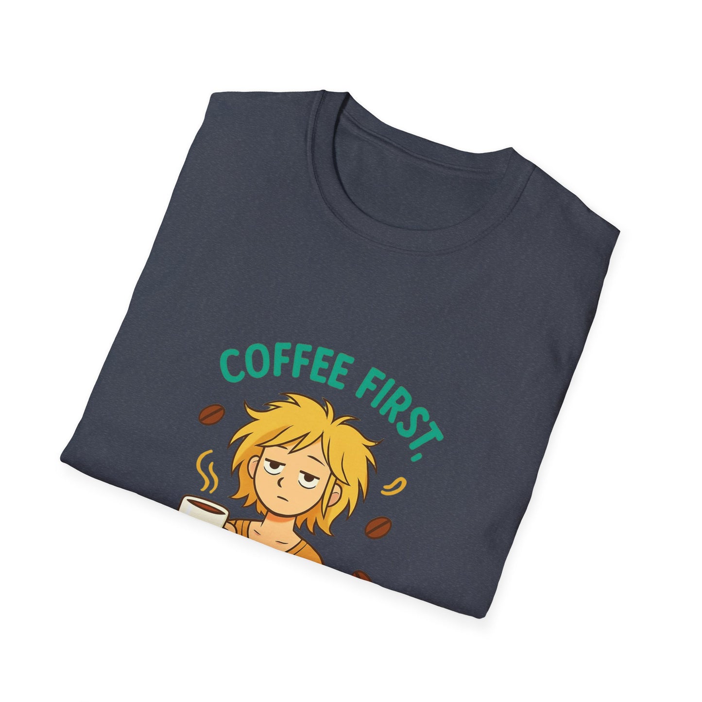 Coffee First Adulting Second T-Shirt, Funny Coffee Lover Tee, Unisex Graphic Shirt, Gift for Coffee Lovers, Adulting Humor Tee, Casual [...]