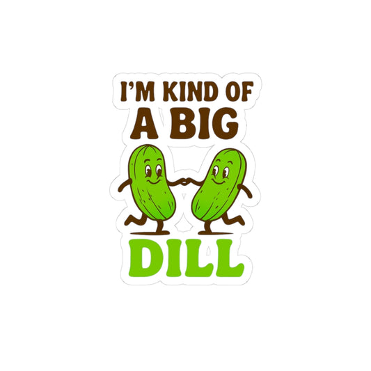 Funny Pickle Kiss-Cut Stickers - Cute Vegetable Décor for Laptop, Scrapbooking, Gifts, Friendships, Parties