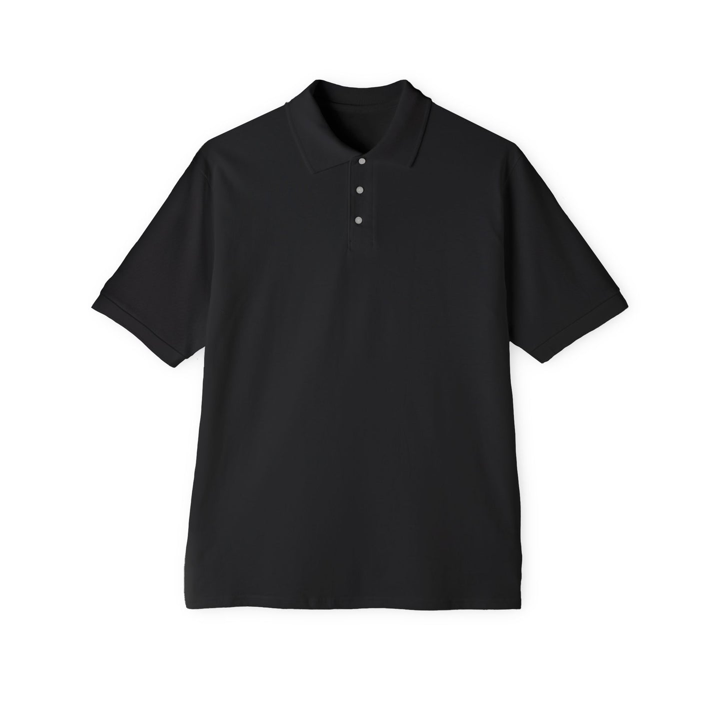 Men's Piqué Polo with Fun Graphic, Casual Wear, Everyday Style, Gift for Him, Birthday Celebration, Holiday Outfit