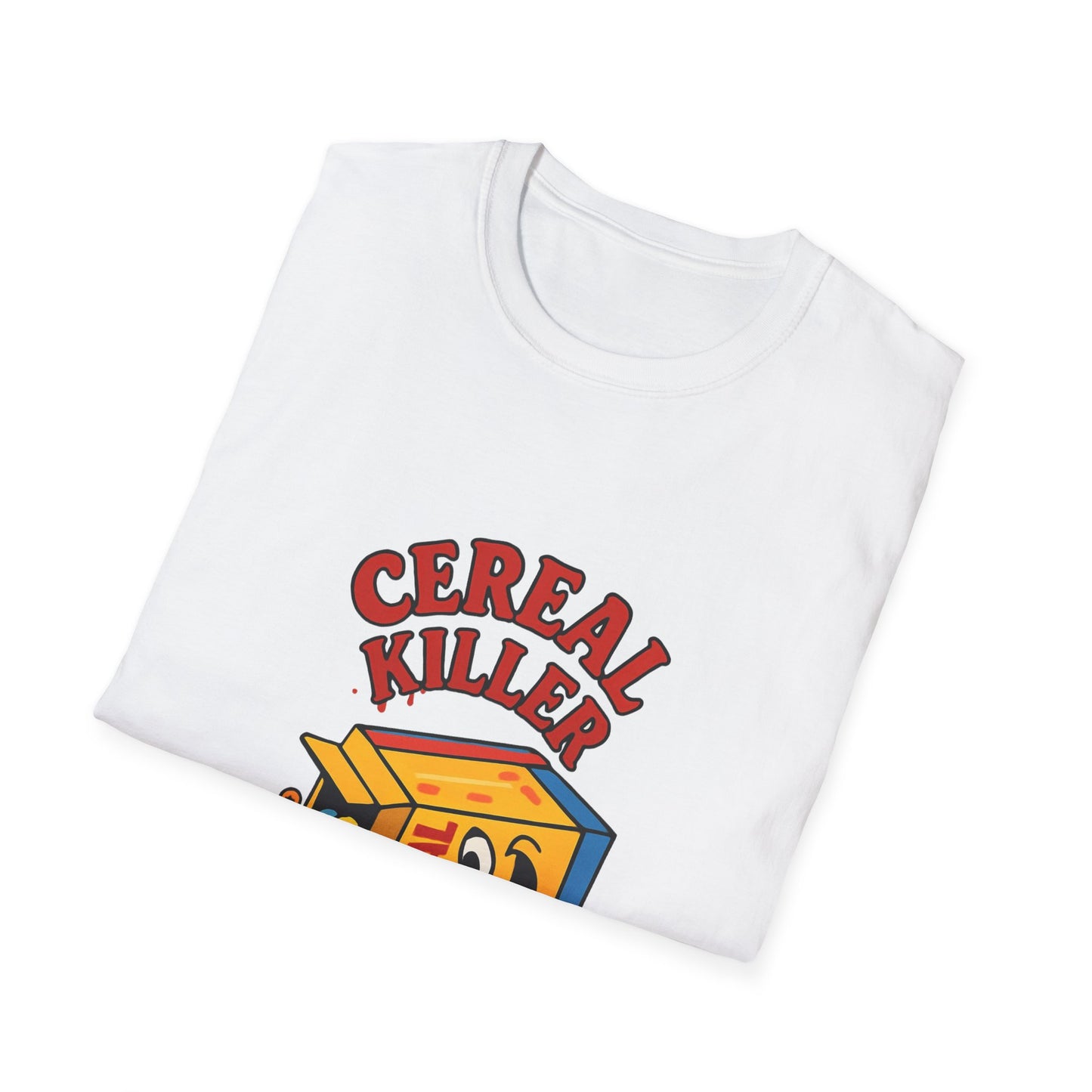 Funny Cereal Killer T-Shirt, Gift for Food Lovers, Humorous Tee, Breakfast Apparel, Casual Wear, Perfect for Birthdays