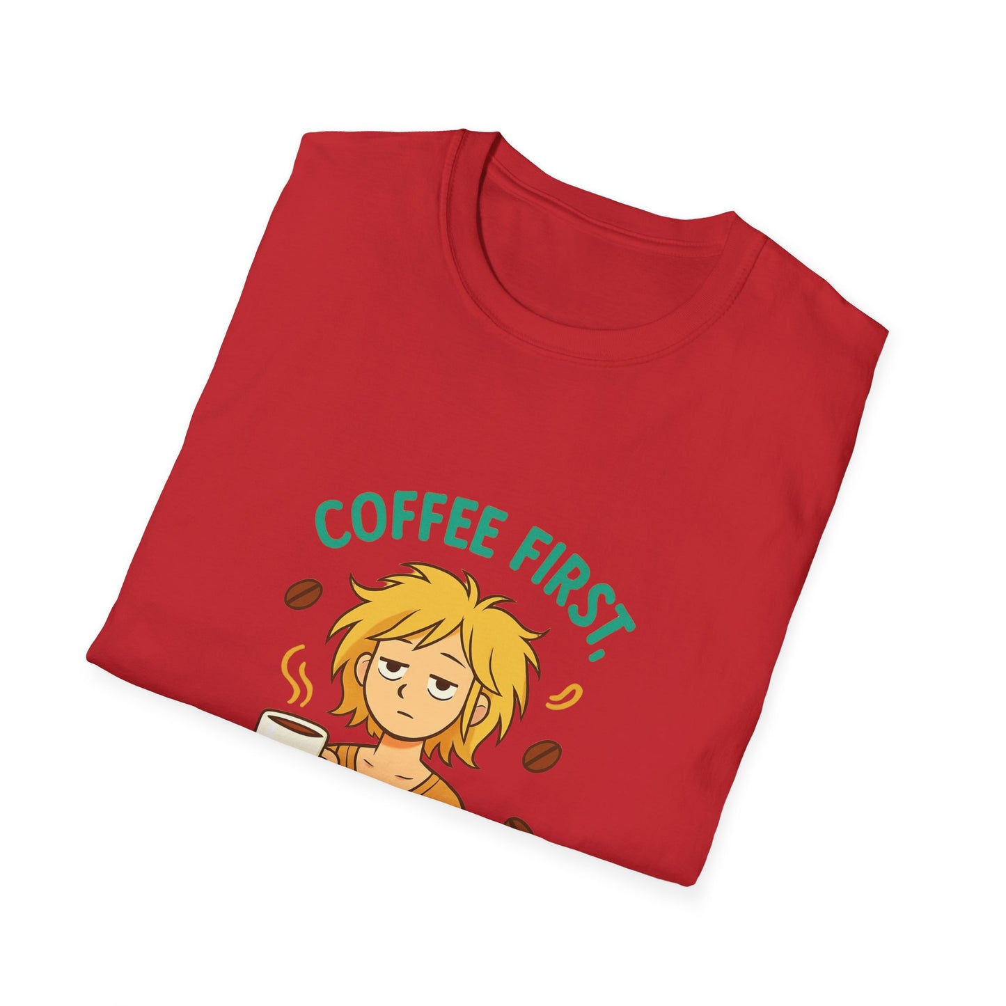 Coffee First Adulting Second T-Shirt, Funny Coffee Lover Tee, Unisex Graphic Shirt, Gift for Coffee Lovers, Adulting Humor Tee, Casual [...]