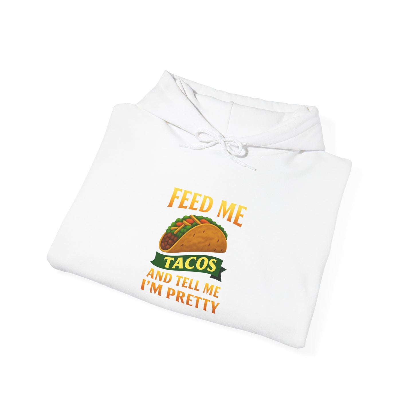 Funny Taco Lover's Hooded Sweatshirt, Foodie Sweatshirt, Gift for Taco Enthusiasts, Casual Wear, Taco Night Outfit