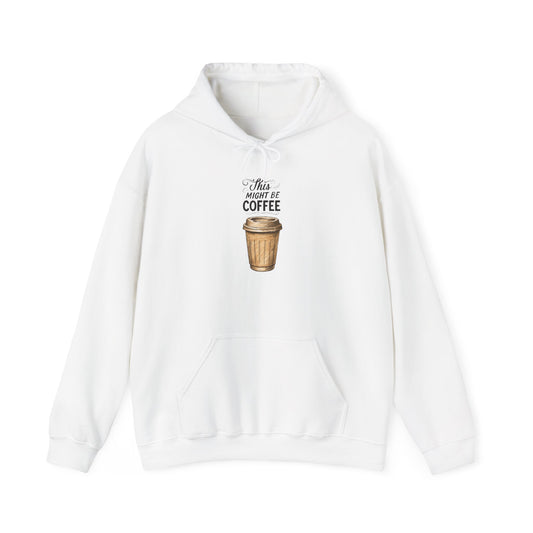 Coffee Lover's Heavy Blend Hoodie, Funny Hoodie, Gift for Coffee Lovers, Cozy Sweatshirt, Coffee Enthusiast Apparel