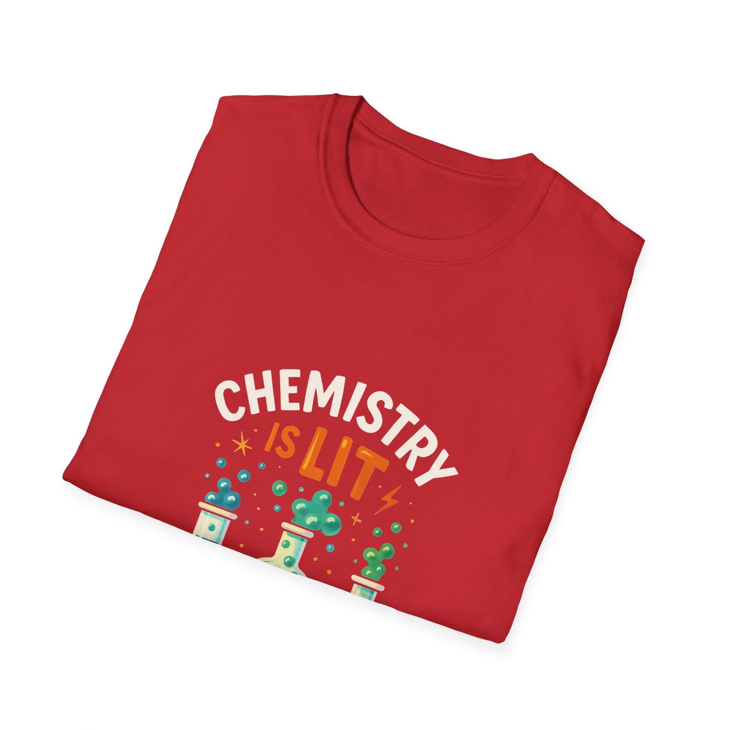 Chemistry is Lit T-Shirt for Science Lovers, Funny Science Tee, Unisex Gift, Birthday Gift, Teacher Appreciation, Science Apparel