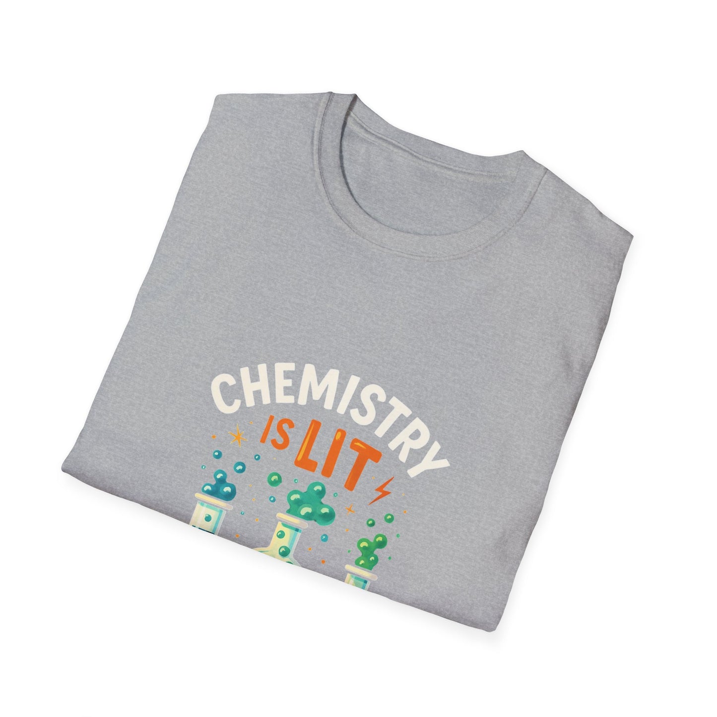 Chemistry is Lit T-Shirt for Science Lovers, Funny Science Tee, Unisex Gift, Birthday Gift, Teacher Appreciation, Science Apparel