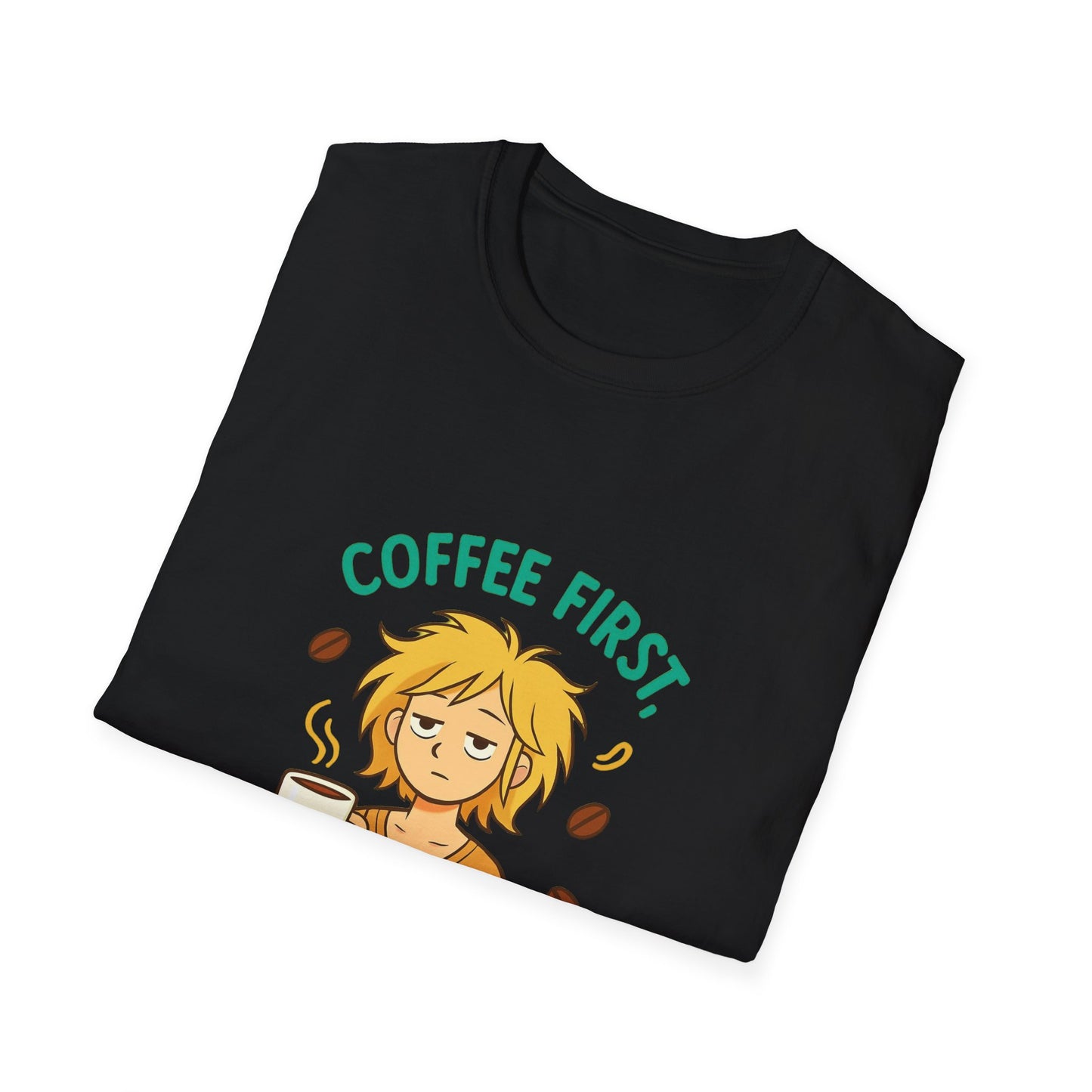Coffee First Adulting Second T-Shirt, Funny Coffee Lover Tee, Unisex Graphic Shirt, Gift for Coffee Lovers, Adulting Humor Tee, Casual [...]